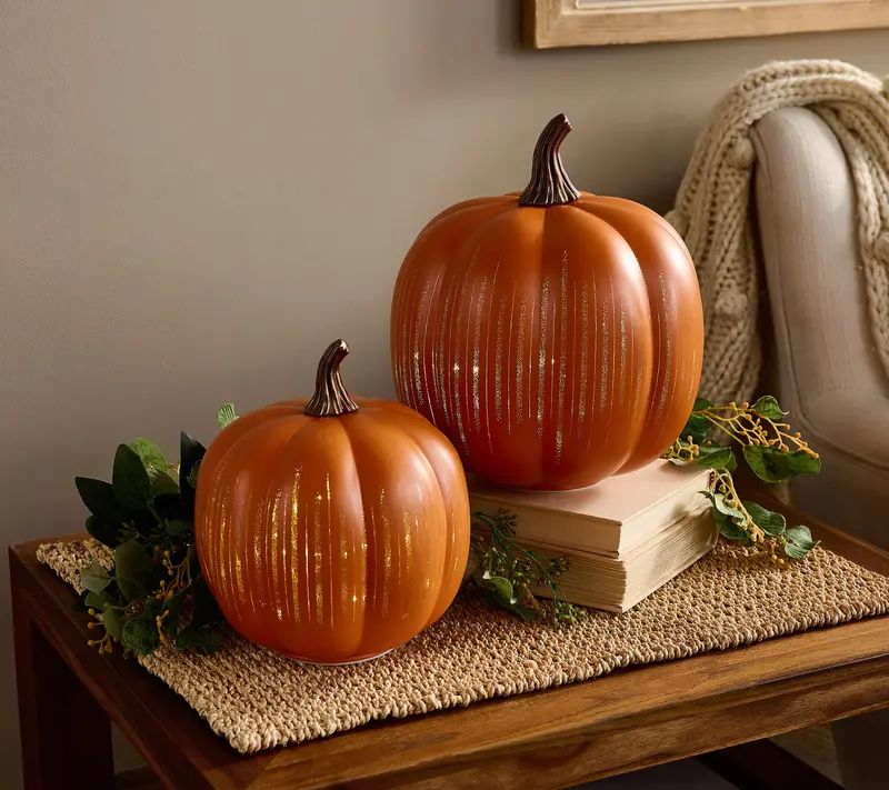 2025 HOT SALE - Illuminated Starry Night Glass Pumpkins by ValerieSame as in the - Image 4